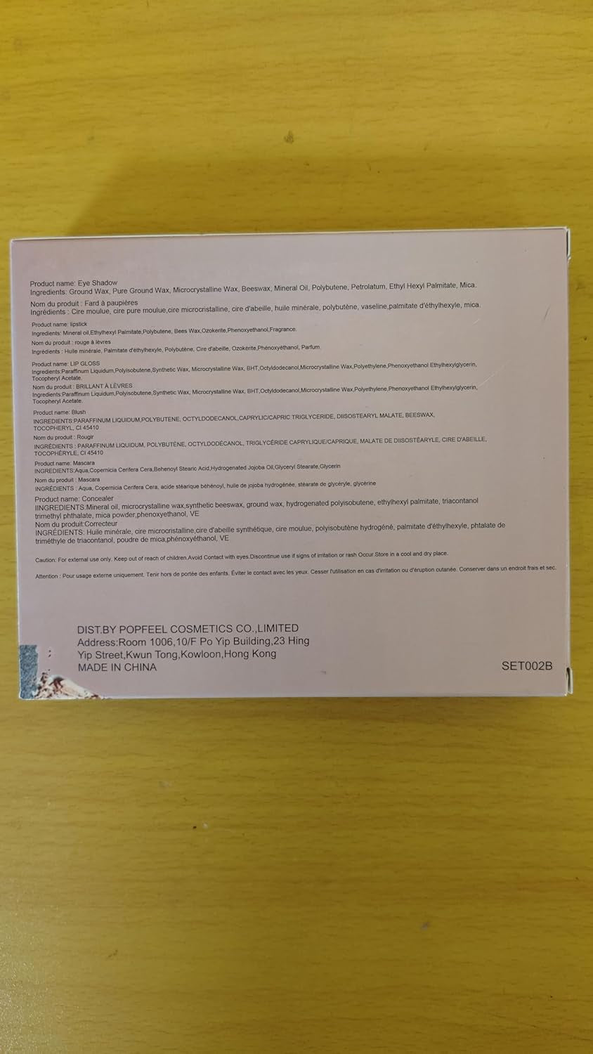 All-In-One Makeup Gift Set Carry All Makeup Kit Women Full Kit with Makeup Bag Concealer Lipgloss Lipstick Blush Foundation Face Powder Eyeshadow Palette Cosmetic Palette #8