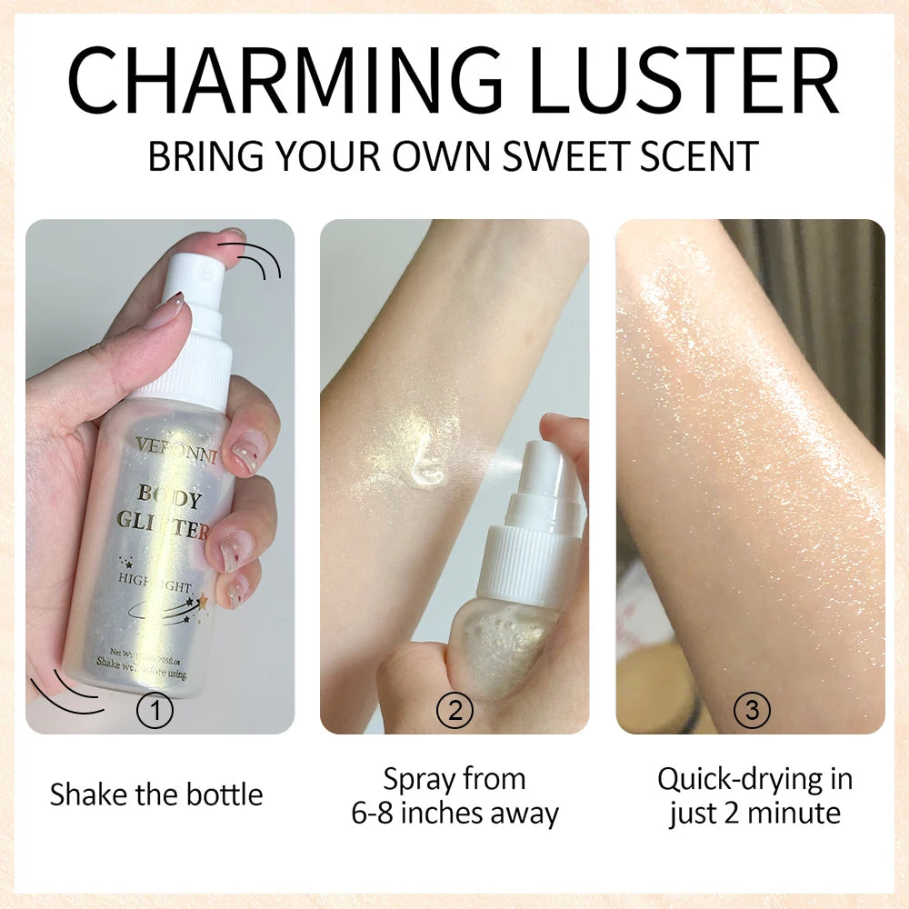 Body Highlighting Shimmer Oil