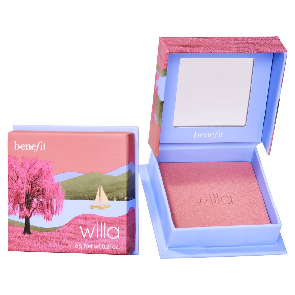 Cosmetics Wanderful World Silky-Soft Powder Blush Willa