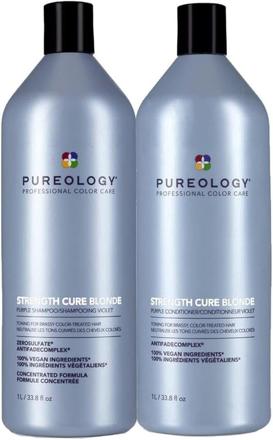 Strength Cure Blonde Purple Shampoo & Conditioner Duo 
