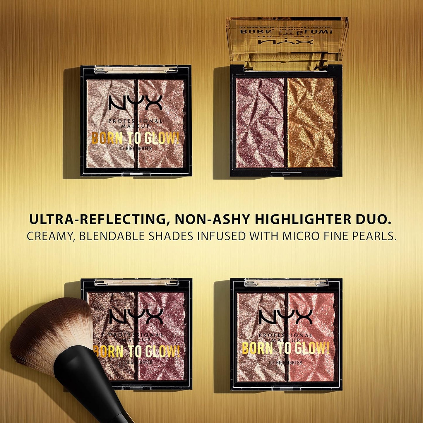 Born to Glow Icy Highlighter Duo - Bout the Bronze