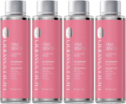 Clarifying Toner - Sweden’S #1 Skin Care Brand* Glow BHA + PHA Pore-Tight Facial Toner - Mild Exfoliating Toner with Hyaluronic Acid, Green Tea, Citric Acid + Tea Tree. 120Ml