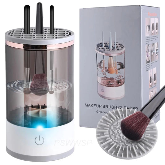  Portable Electric Makeup Brush Cleaner 