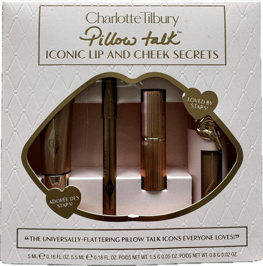 Pillow Talk Iconic Lip and Cheek Secrets 4 Piece Set