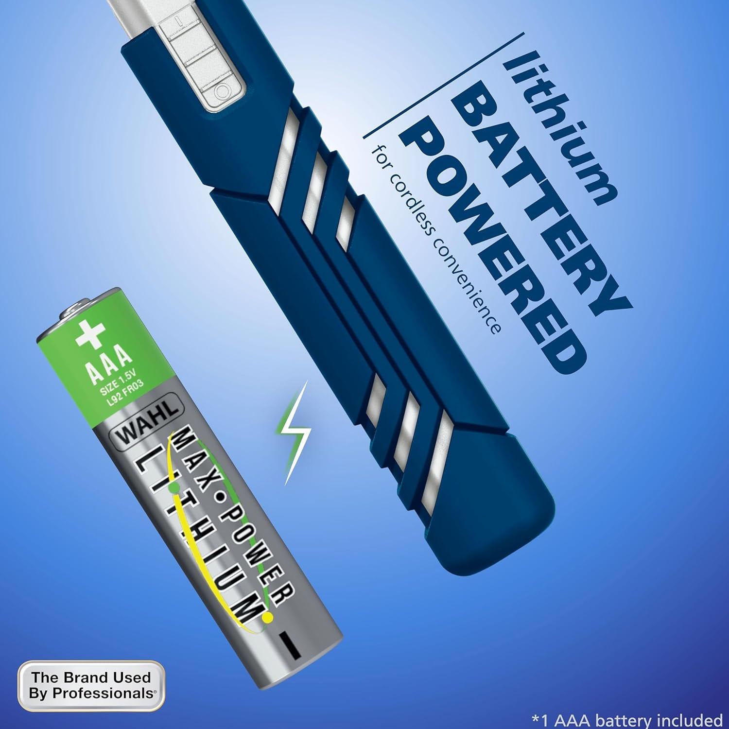 Dualtech® Lithium Battery Dual Sided Eyebrow, Bikini, and Facial Hair Removal Trimmer for Women with Rubber Grip – Model 3026636