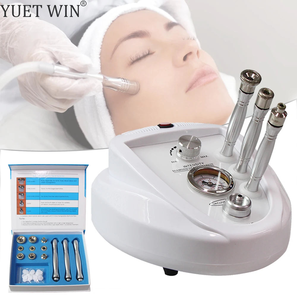 Microdermabrasion Facial Diamond Dermabrasion Machine Portable Blackhead Acne Pore Cleaning Beauty Device Rejuvenation Peeling
