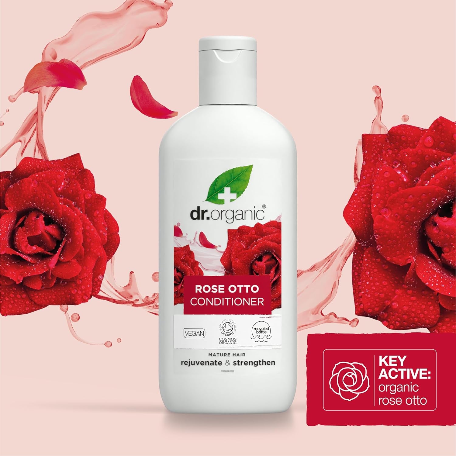 Rose Otto Conditioner, , Natural, Vegan, Cruelty-Free, Paraben & Sls-Free