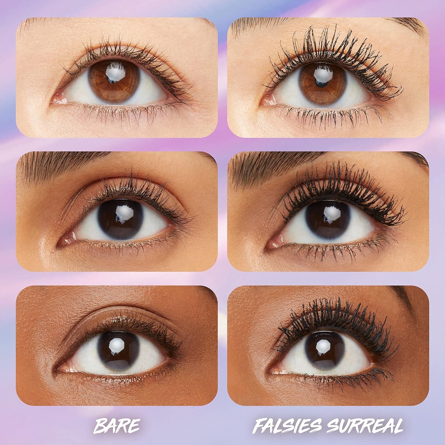 the Falsies Surreal Extensions Washable Mascara, Volumizing, Lengthening Mascara Make Up, Brownish Black, 1 Count
