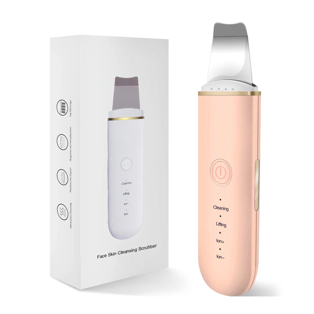 Ultrasonic Skin Scrubber Vibration Facial Lifting skin care