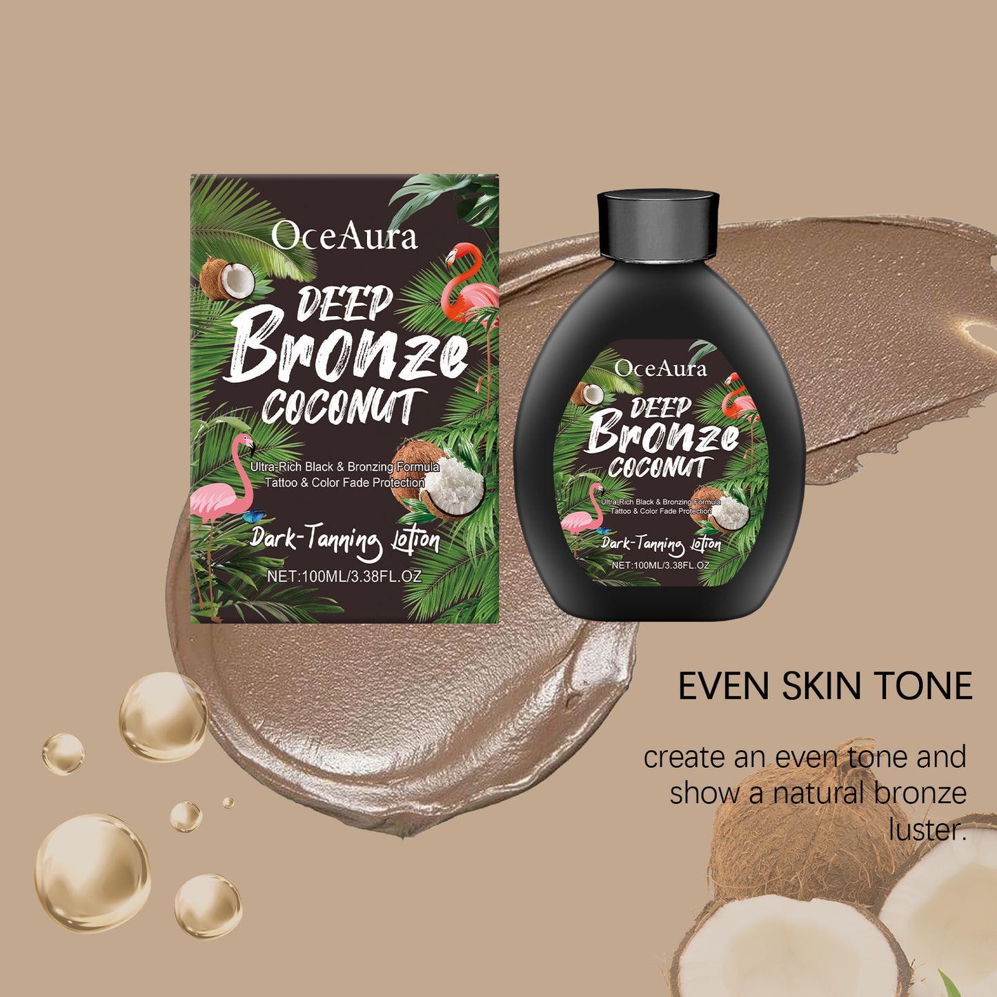 Coconut Tanning Lotion Sunless Tanner