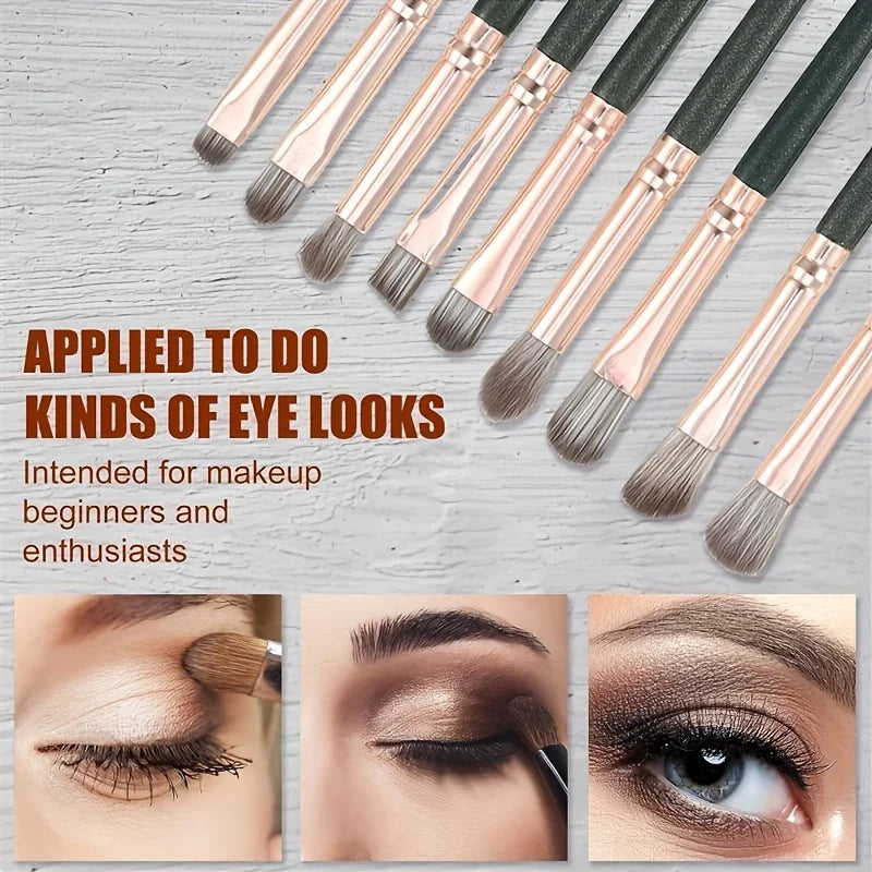 14-Piece Luxury Makeup Brush Set Professional Full Face And Eye Detail Brushes