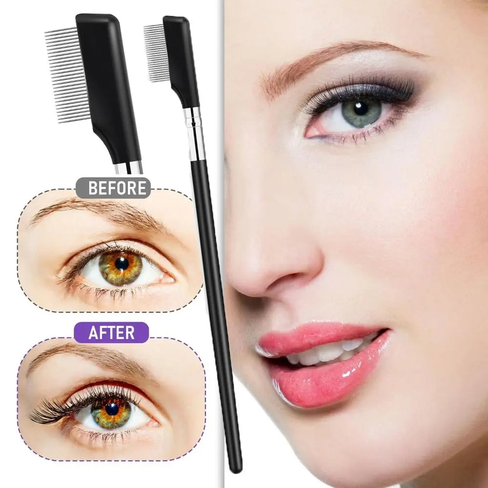Eyelash Comb Metal Separator Tool