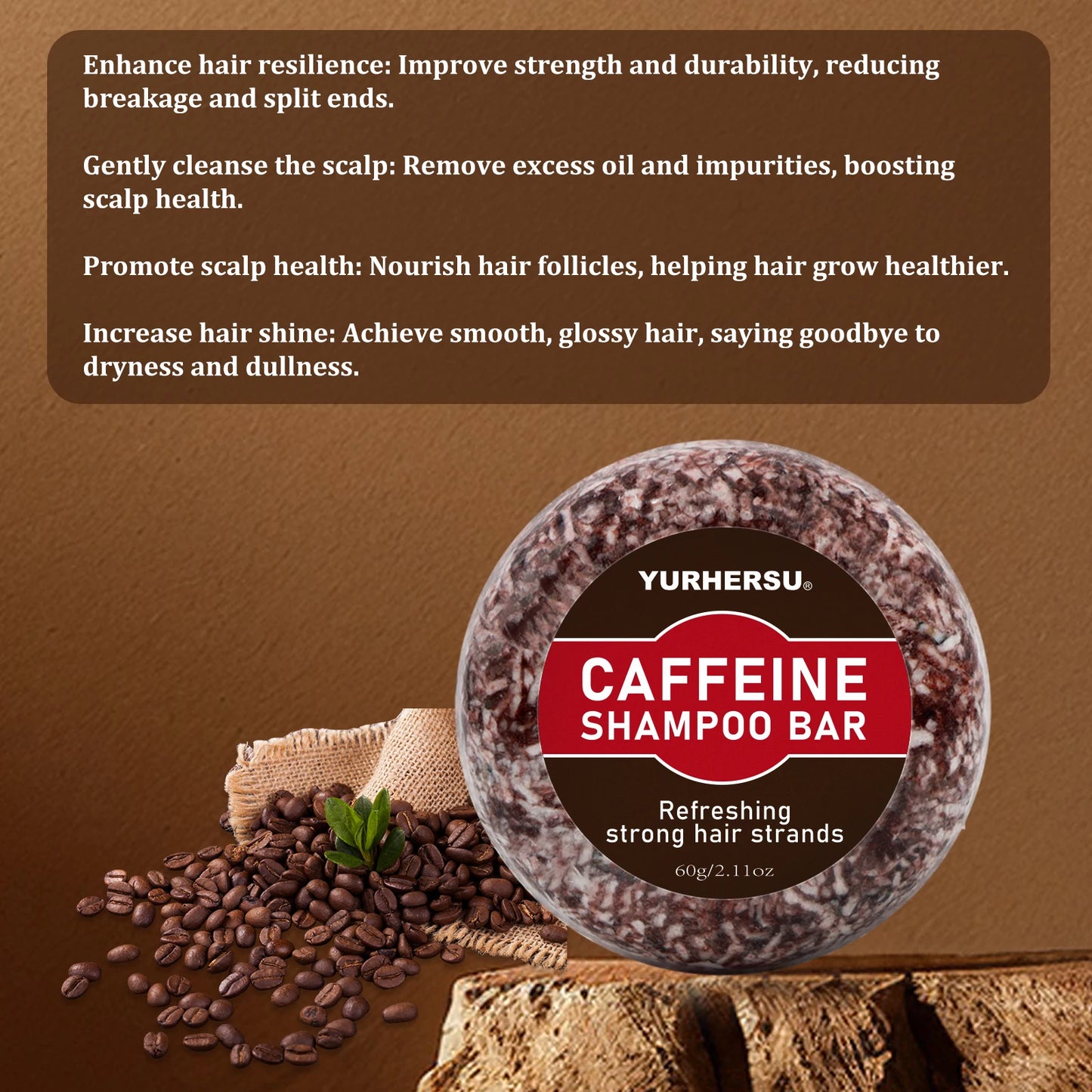 Caffeine Shampoo Soap Suitable For Dry Hair