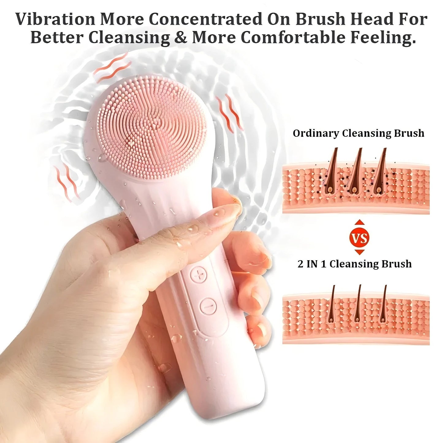 Silicone Electric Facial Scrubber