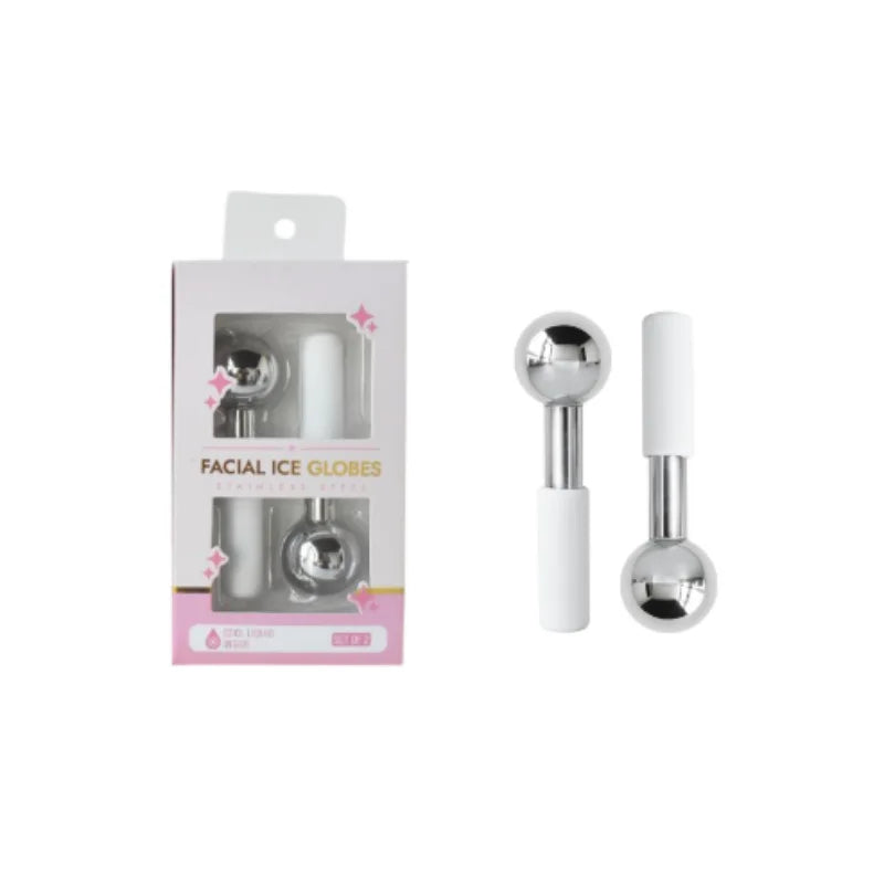 Stainless Ice Globes Facial Cooling Roller