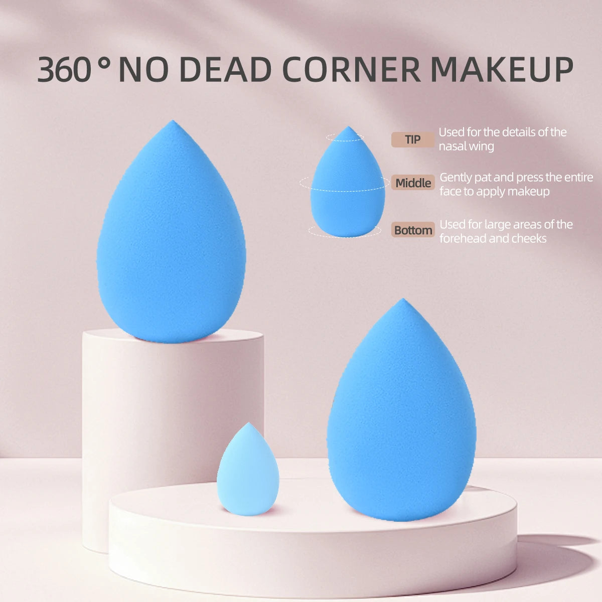 Premier Make Up  Brushes & Sponges Set Professional Blending Everyday Beauty