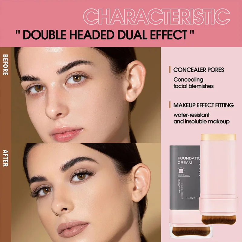 Roller Concealer Foundation Easy To Apply Natural Look Full Coverage