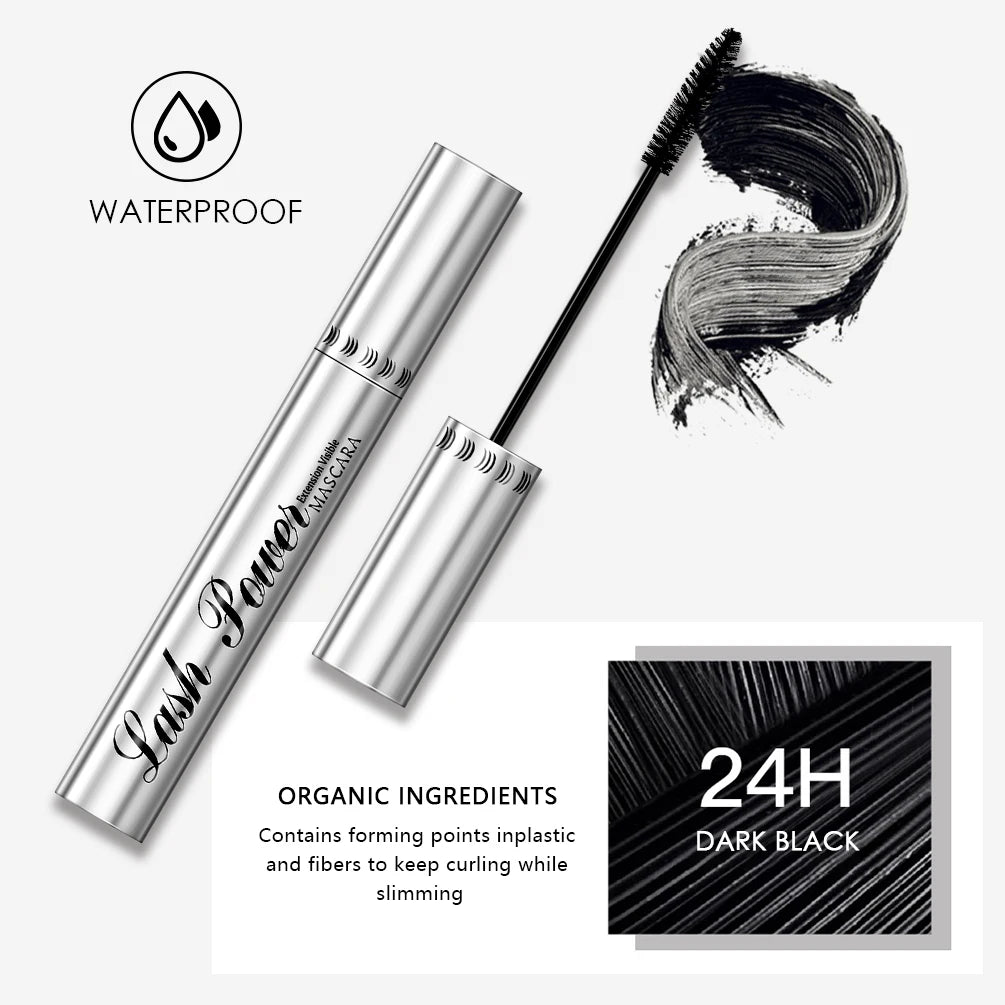4D Silk Fiber Eyelash Mascara Waterproof Black Mascara