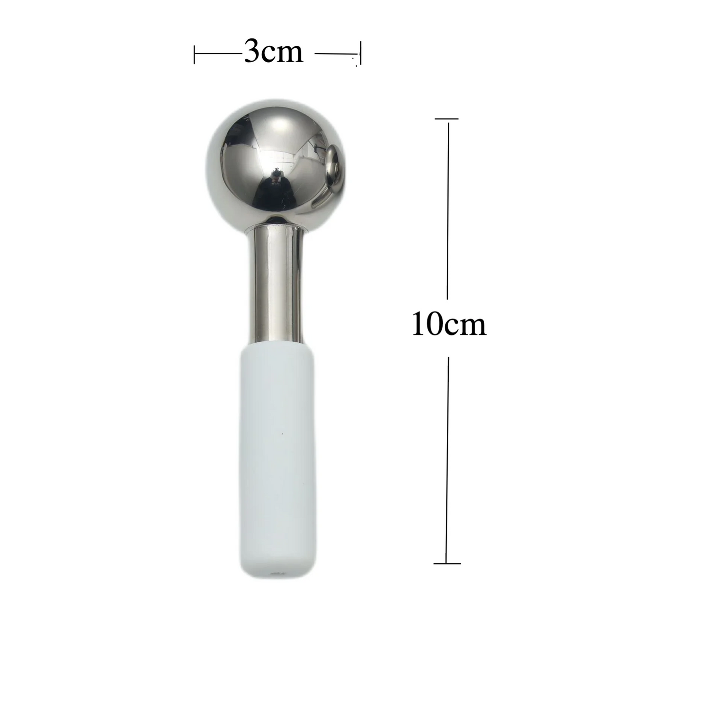 Stainless Ice Globes Facial Cooling Roller