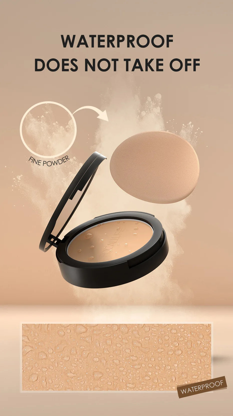Natural Make Up Face Powder Oil-control