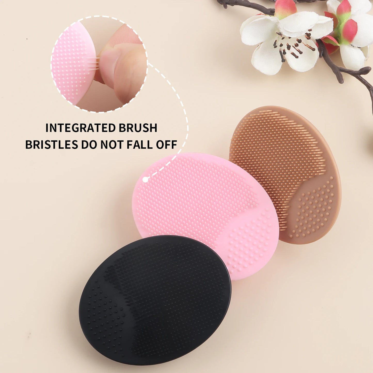 Wash a face to brush Silicone Cute Sucker mini Cleansing	cleaning brush for Face Washing