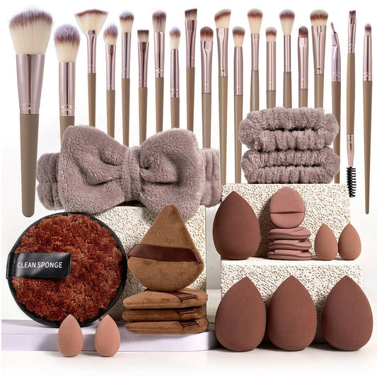 Premier Make Up  Brushes & Sponges Set Professional Blending Everyday Beauty