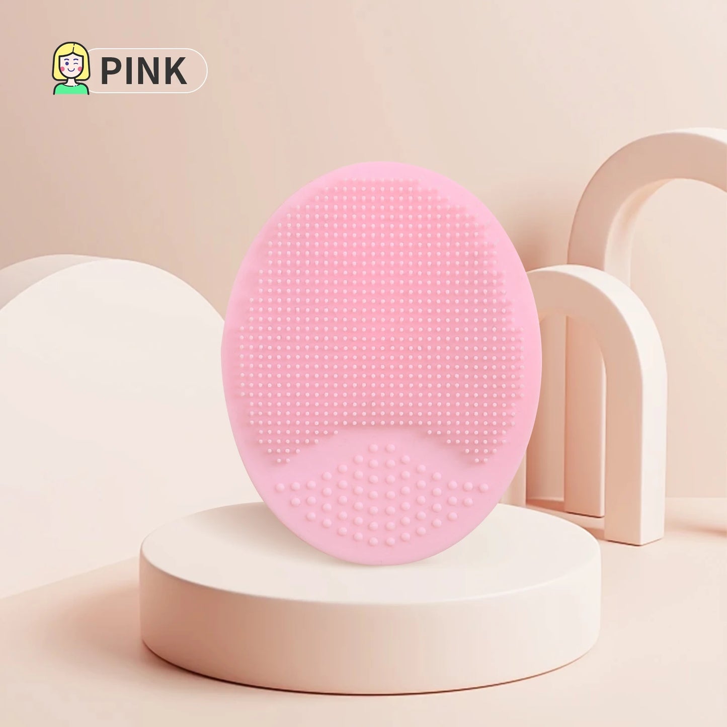 Wash a face to brush Silicone Cute Sucker mini Cleansing	cleaning brush for Face Washing