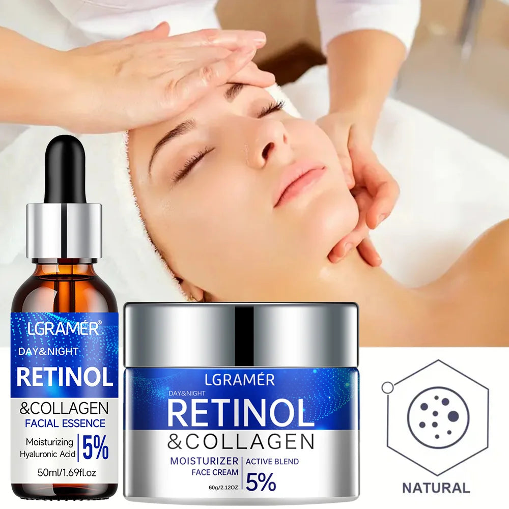 Retinol Cream Serum Combo Set