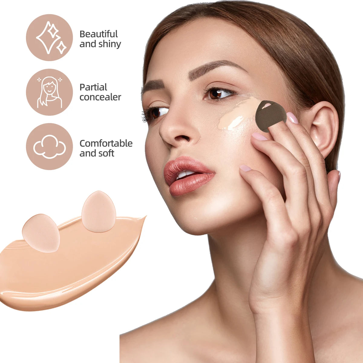 Premier Make Up  Brushes & Sponges Set Professional Blending Everyday Beauty