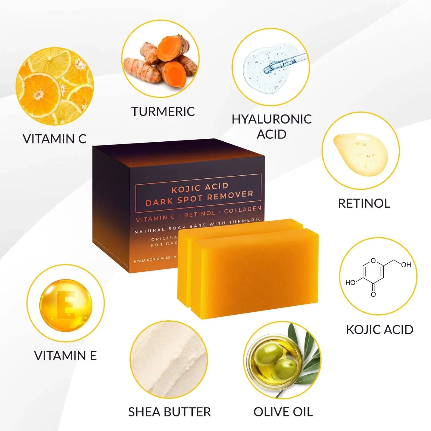 Kojic Acid Dark Spot Remover Handmade Soap