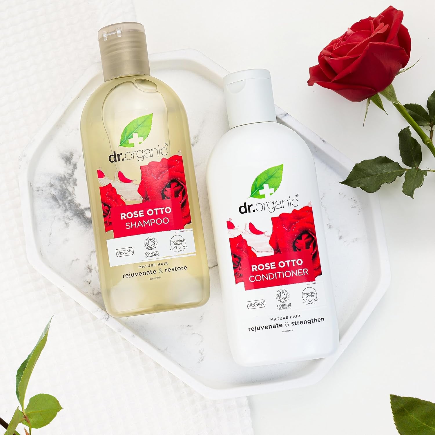 Rose Otto Conditioner, , Natural, Vegan, Cruelty-Free, Paraben & Sls-Free