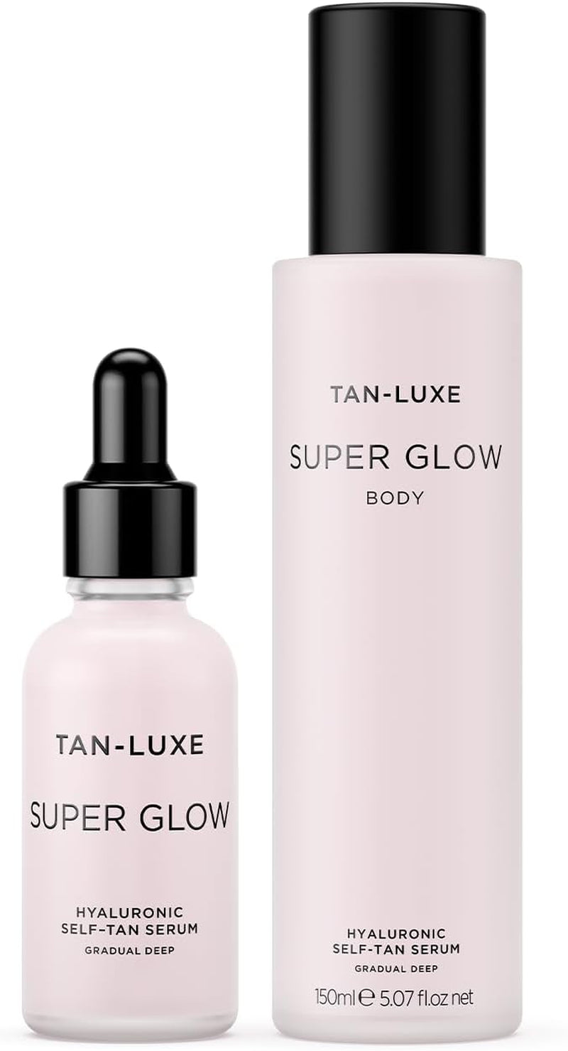 Super Glow Body Deep Hyaluronic Self Tan Serum  Bundle
