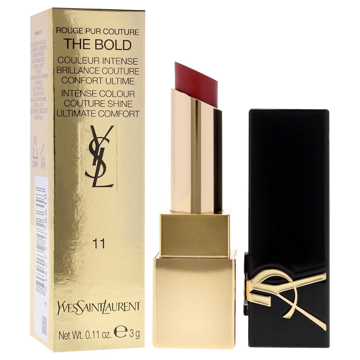 Rouge Pur Couture the Bold Lipstick - 11 Nude Undisclosed for Women - 0.11 Oz Lipstick