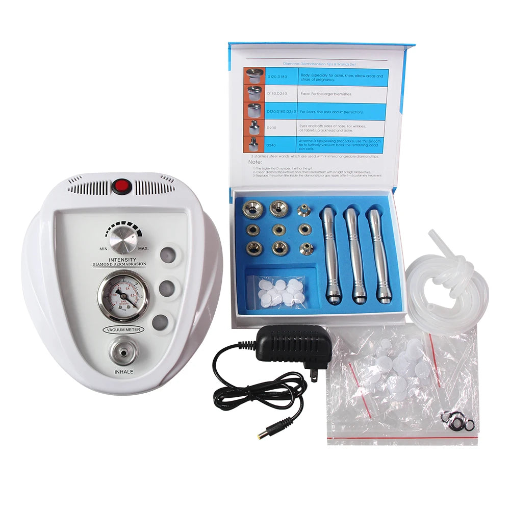 Microdermabrasion Facial Diamond Dermabrasion Machine Portable Blackhead Acne Pore Cleaning Beauty Device Rejuvenation Peeling