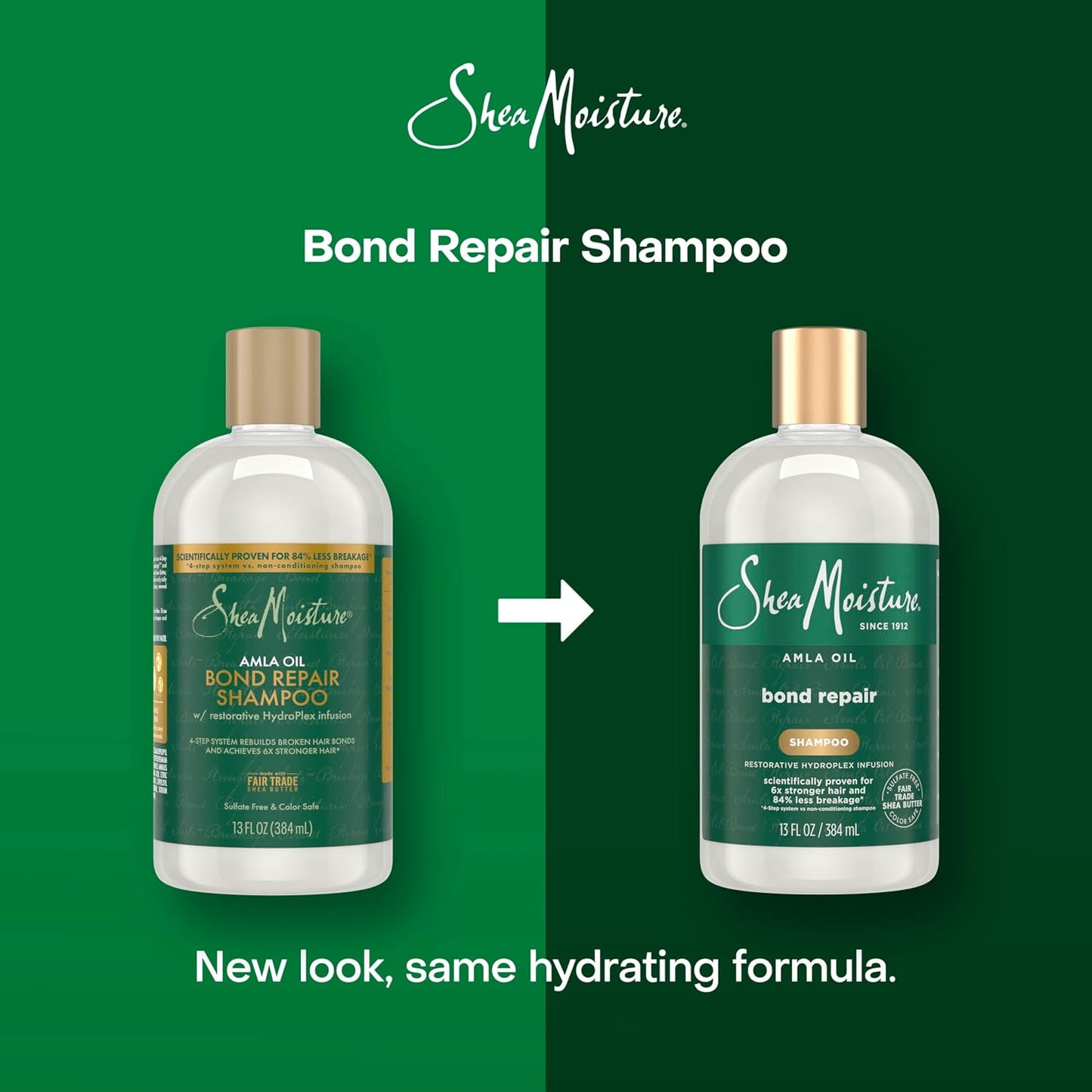 Bond Repair Shampoo Amla Oil Deeply Cleanses and Removes Build up to Repair Hair Bonds with Hydroplex Technology and Amla Oil with Restorative Hydroplex Infusion 13Fl Oz