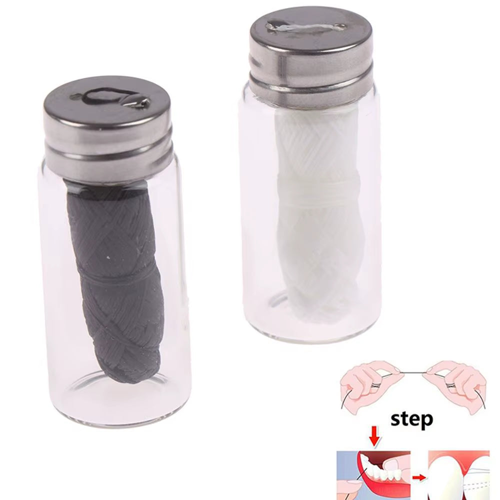 Mint Flavored Eco-Friendly Floss Spool Bamboo Dental Floss Oral Hygiene Oral Care Teeth Flosser Dental Flosser