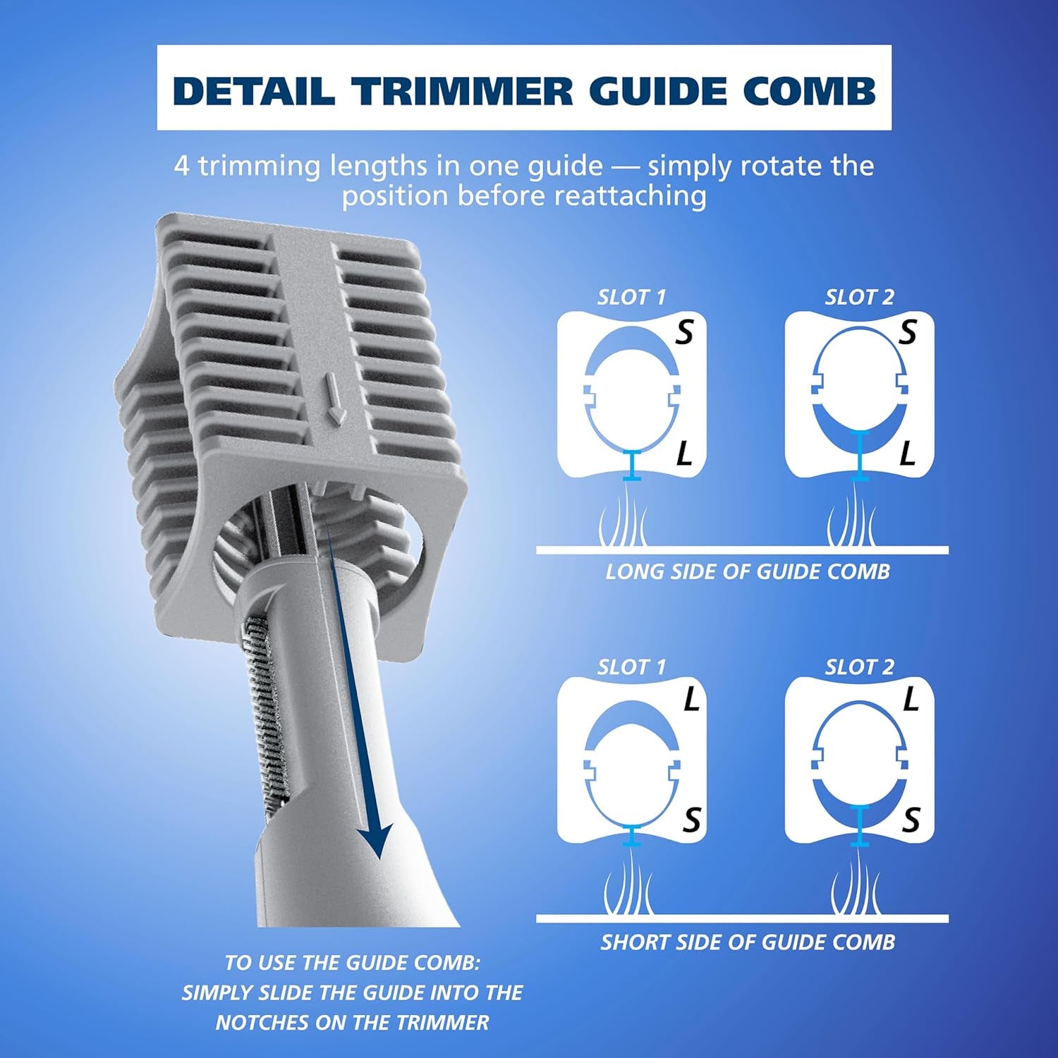 Dualtech® Lithium Battery Dual Sided Eyebrow, Bikini, and Facial Hair Removal Trimmer for Women with Rubber Grip – Model 3026636