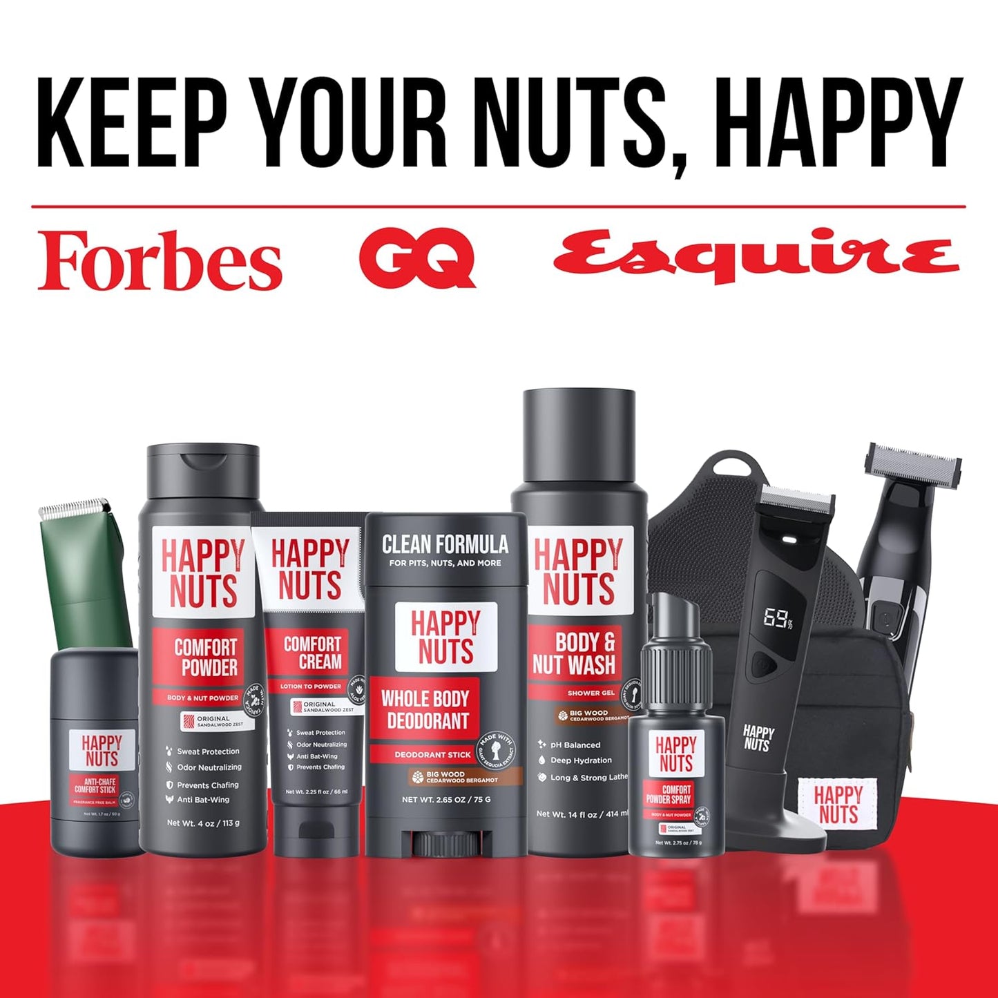 the Refresher Men'S Ball Deodorant Spray - Cooling, Toning, Deodorizing Body Spritz - Clean Ingredients, Ideal for Post-Trimming, Shaving & Cleansing - Groin Deodorant Spray (1 Pack)