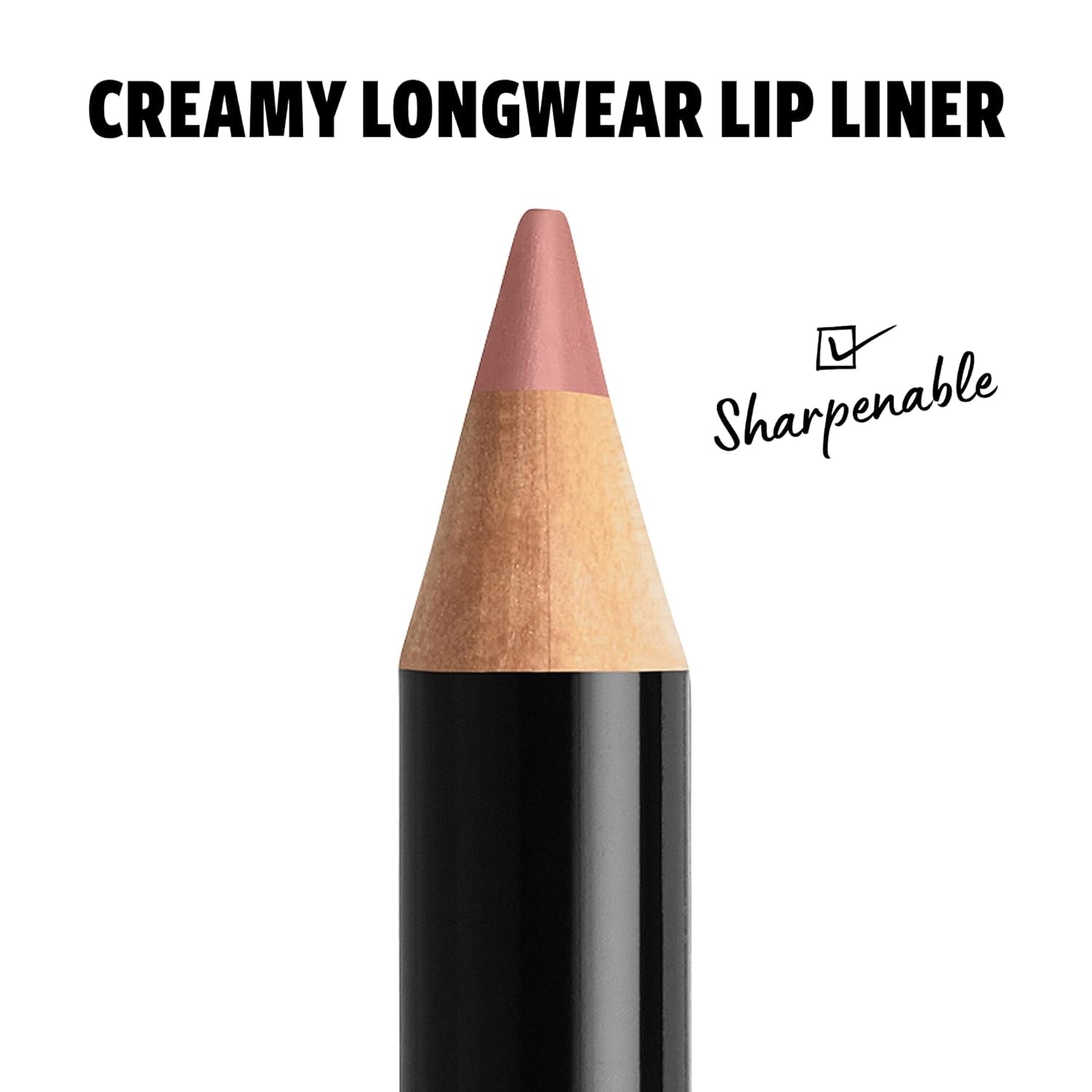 Slim Lip Pencil Coffee & Nude Pink Long Lasting Creamy Lip Liner 2-Pack
