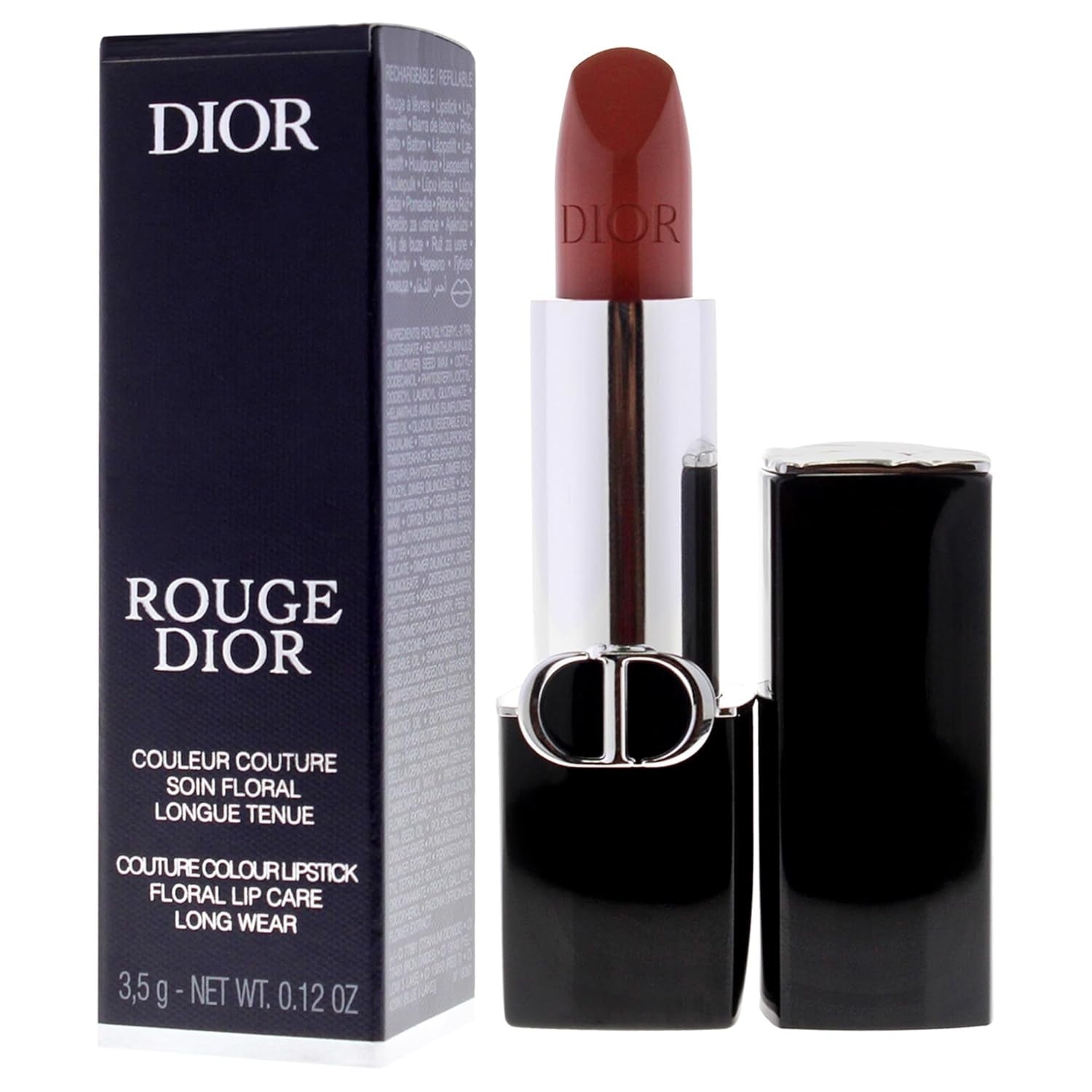 Rouge Couture Satin Lipstick - 434 Promenade by Christian for Women - 0.12 Oz Lipstick (Refillable)